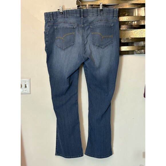 RIDERS By Lee MIDRISE BOOT CUT WOMEN'S JEANS SIZE 22W 40 Waist 28 Inseam - Picture 2 of 7